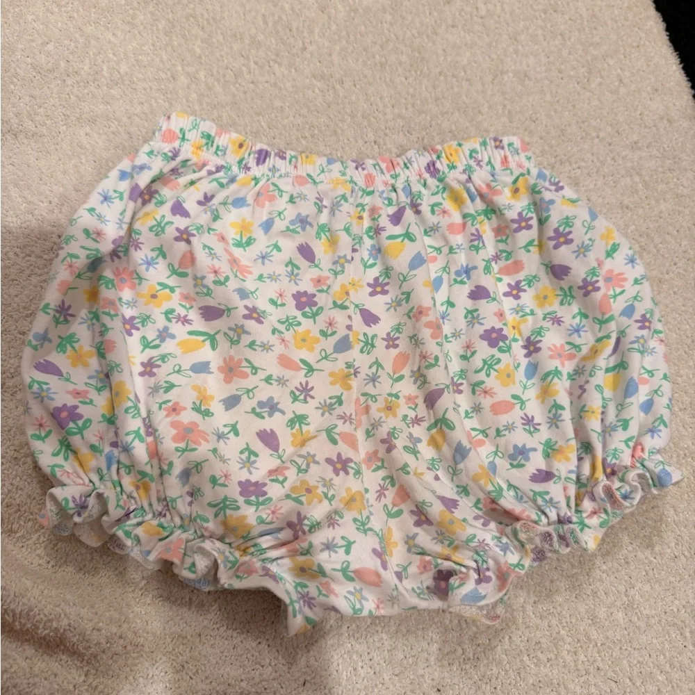 NEW JAMES & LOTTIE girl's ruffle shorts full bloom Size 2T Pristine condition - Picture 2 of 5